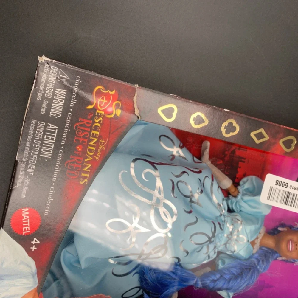 Disney Descendants The Rise of Red Cinderella Doll Mattel Brandy Blue Hair NIB